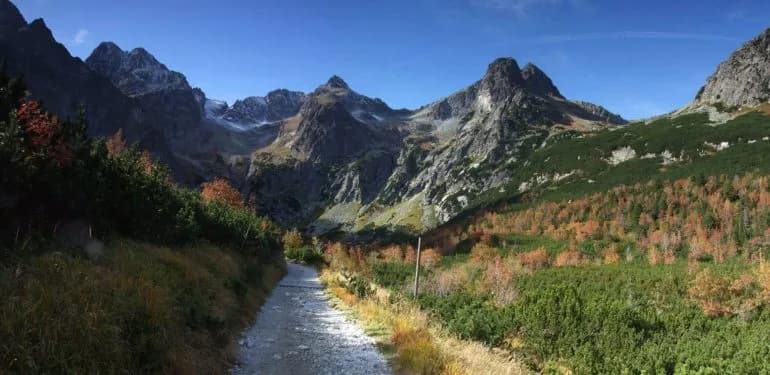 Weg zum Grünsee in der Hohen Tatra